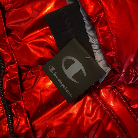 🎁NWT Champion Metallic NASA Jacket S - Picture 6 of 16